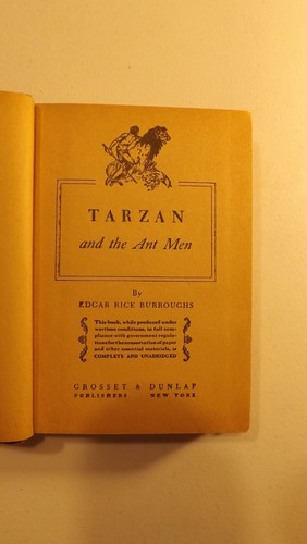 The Return of Tarzan & Tarzan and the Ant Men by Edgar Rice Burroughs, G&D, Good - Bild 18 von 21