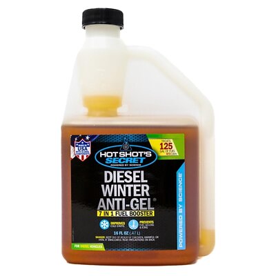 Hot Shot's Secret Diesel Winter Anti-Gel  16 Oz Squeeze, 7-in-1 Diesel Fuel