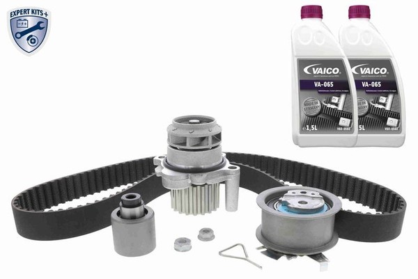 Vaico Wasserpumpe + Zahnriemensatz V10-50105 FüR Audi Ford Seat Skoda VW-image