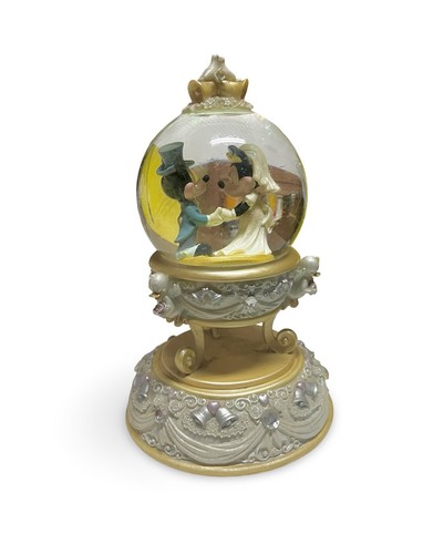 Disney Wedding Day Mickey/Minnie Musical Snow Globe Wagner’s Wedding March