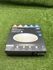 FEIT ELECTRIC 74206/6WYCA Round Flat Panel Ceiling Downlight White 7.5". J