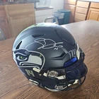 Sam Darnold Custom Autographed Seattle Seahawks SpeedFlex Helmet Beckett
