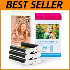 Canon Selphy Ink & Paper Combo, 4x6 Photo, 108 Sheets