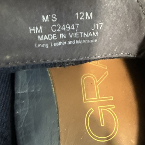 Cole Haan Herren ZeroGrand Budapester Oxford Blau C24947 Größe 12M - Bild 3 von 16