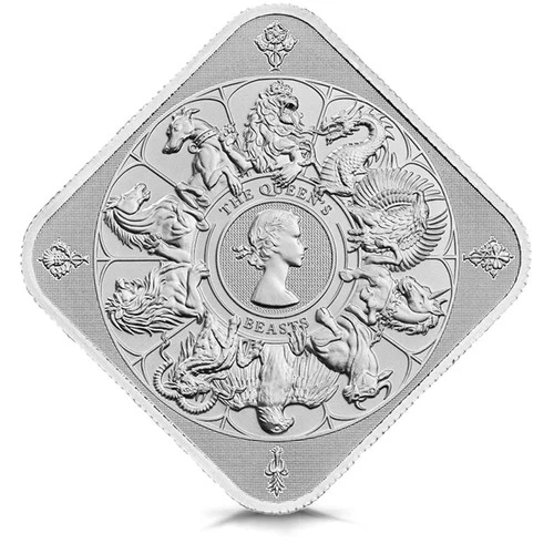2025 Queen's Beast Completer 1 oz Silver Bullion Bar  Royal Mint UK SEALED