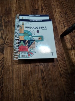 Pre-algebra 3rd Edition Bob Jones University Press