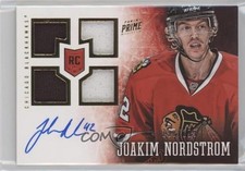 2013-14 Panini Prime Rookie 138/199 Joakim Nordstrom #173 Patch Auto 6i4