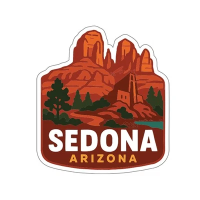 IYVM Sedona Sticker Decal Vinyl Die-Cut City Skyline Landmark Design