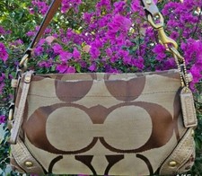 Coach Y2K Signature Mini Carly Shoulder Bag Champagne Mini 10730