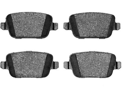 Rear Dynamic Friction Brake Pad Set fits Land Rover LR2 2008-2012 59YYKRGF