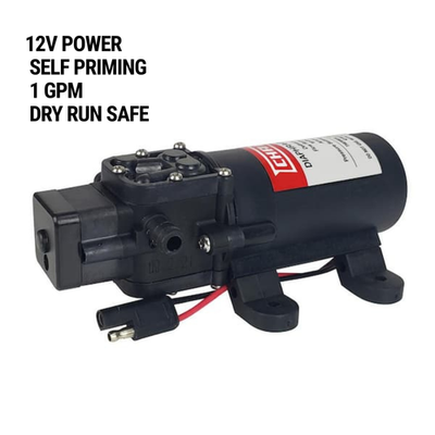 #ad 12 Volt 1.0 GPM Diaphragm Pump Replacement Pump for ATV UTV Sprayers $32.05