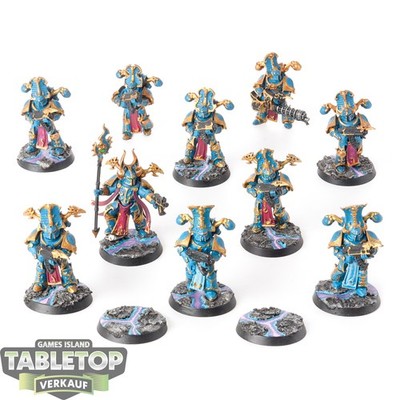 Thousand Sons - 10 Rubric Marines - bemalt