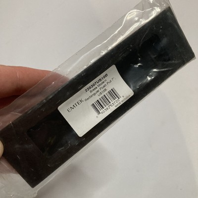 Emtek 220307US10B Emtek 220307 Modern Rectangular 7 Inch Tall Rectangular...