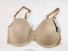 NEW Maidenform 38DD Nude Ultimate Stay Put Up Powerband Wire Bra Hanes Brand NWT