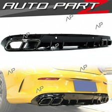 C63S-Look Diffusor für Mercedes C205 A205 Coupé Cabrio C43 AMG-Line C63S-Look Diffusor für Mercedes C205 A205 Coupé Cabrio C43 AMG-Line