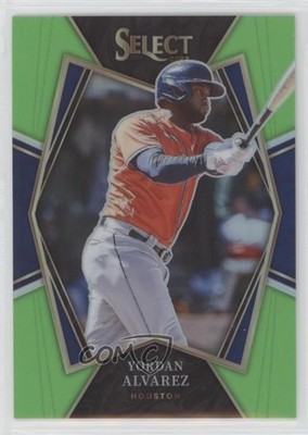 2022 Panini Select Premier Level Neon Green Prizm 58/99 Yordan Alvarez #144 0ws1