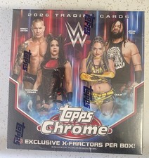 2026 TOPPS CHROME WWE Wrestling MEGA BOX (48 Cards) Brand New Sealed - IN HAND