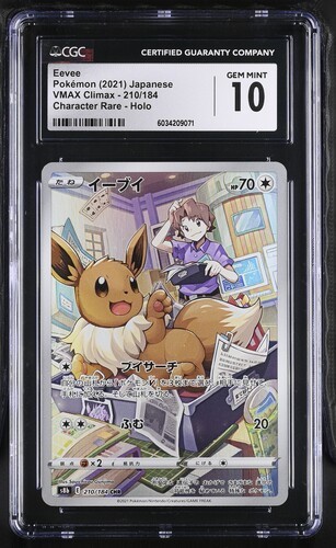 Pokemon CGC 10 Eevee VMAX Climax 210/184 Japanese