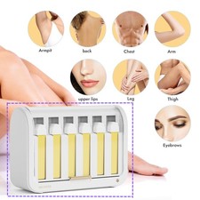 Easy Waxing Spa Heater Wax Warmer for Roll On Cartridges Multi-Cartridge