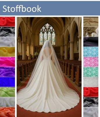 CHIFFON STOFF METERWARE SEIDENOPTIK TRANSPARENT HOCHZEIT SCHLEIER DEKO FALLEND