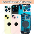 Back Glass Replacement For iPhone17 16 15 14 13 12 11 X With Metal Big Hole Lot