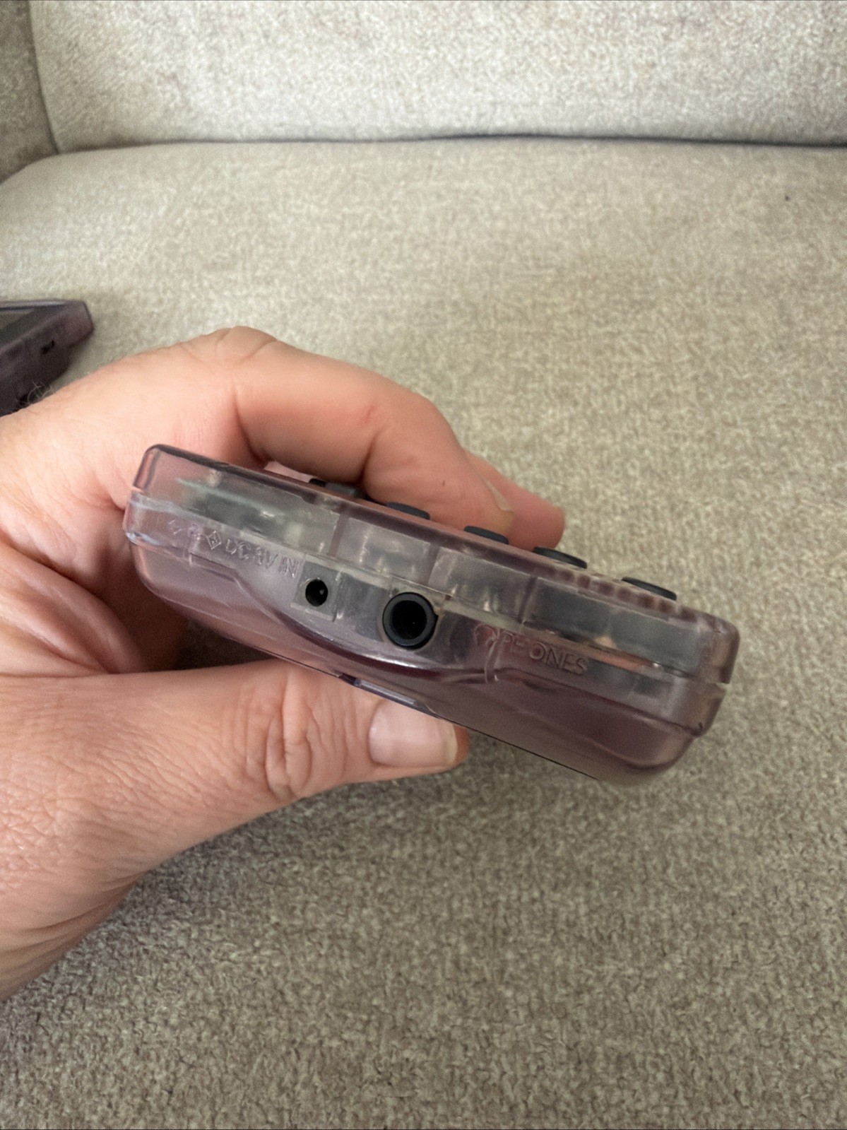 Nintendo Game Boy Color GBC IPS Mod Atomic Purple Nice Condition