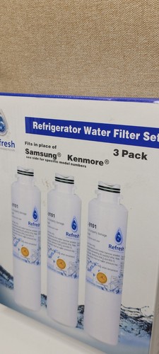 Refresh Refrigerator Water Filter R-9101 For Samsung / Whirlpool - NEW Pack of 3 - Picture 2 of 15
