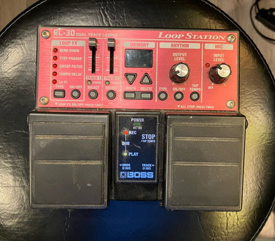 Boss RC-30 Loop Station Dual Track Digital Looper Pedal for Electric Guitar