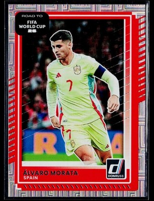 Alvaro Morata 2025-26 Donruss Road to FIFA World Cup Maze #18 Spain