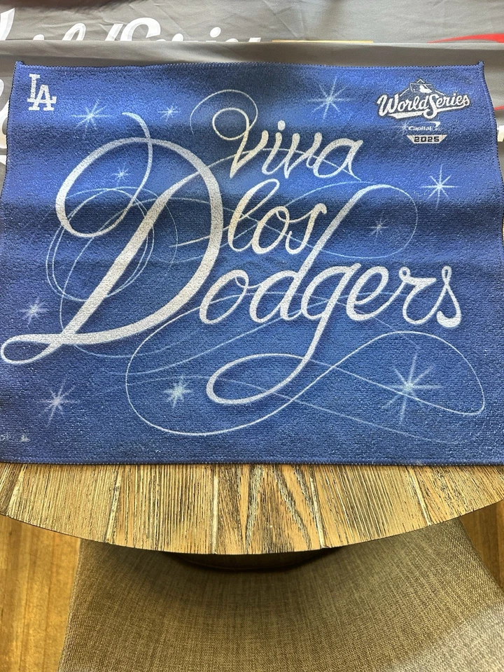 2025 Dodgers World Series Memorabilia (Rally Towels/Scarfs/Cups)  - Image 2 of 4