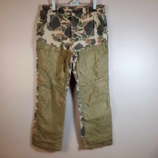 Vintage 10X  BIG BORE  Frog Skin Camo Hunting Brush Pants Mens 32 X 29 RARE