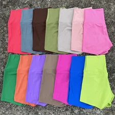 Yoga Shorts High Waist Stretch Running Cycling Gym Sports Shorts Women