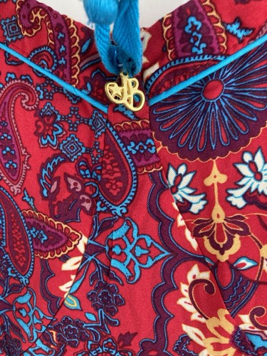 Joe Browns Red Mix Floral Strappy Viscose Top Size 12/14 Boho Holiday Summer - Picture 5 of 14