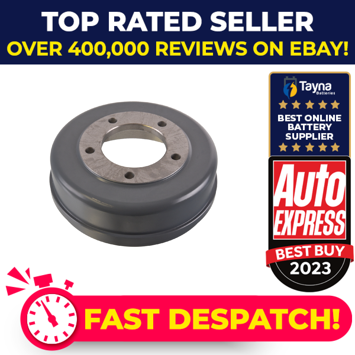 Brake Drum Rear 280mm ADBP470007 Blue Print 4078769 YC1W1126DB 4446218 Quality
