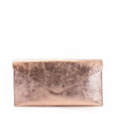 Women Real Suede Leather Wedding Evening Party Bags Ladies Envelope Clutch Bag