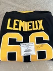 Mario Lemieux Signed Autographed Pittsburgh Penguins Hockey CCM Jersey with COA