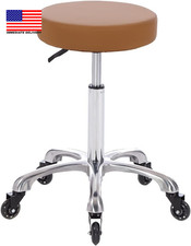 Rolling Salon Stool Swivel Chair with Wheels Height Adjustable Hydraulic for Hai