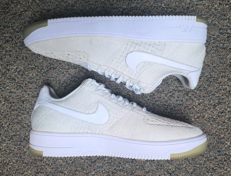 Nike Air Force 1 Ultra Flyknit Low Shoes White/817419-100  display picture 3