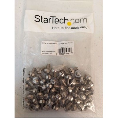 Startech CABSCREWSB INSTALL YOUR RACK-MOUNTABLE HARDWARE SECURELY WITH THESE HIG