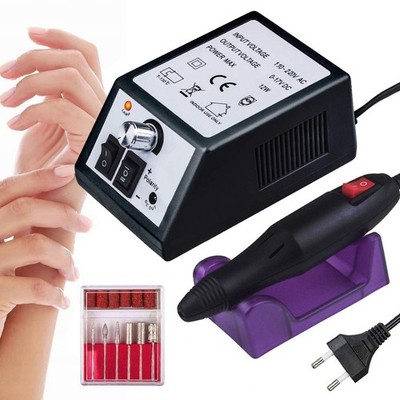 Nagelfeile Elektrisch für Gelnägel Nail Drill Nagelfräser Maniküre Pediküreset