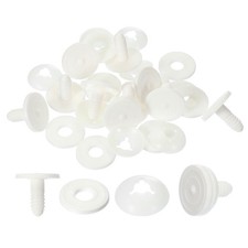 35mm Doll Joints, 10 Set Plastic Removable Animal Joints Accessories, White
