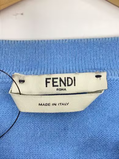 FENDI/Knit sweater (thin)/Size 38/Rayon/Blue/Striped thumbnail 3