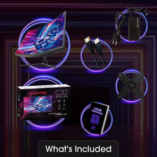 32-Inch Curved Gaming Monitor Overdrive 240Hz Displayport 165Hz 144Hz H... 7