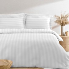 Cotton Queen Duvet Cover Set, 300 Thread Count Long Staple Cotton Sateen Weave