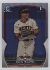 2023 Bowman Draft Chrome Refractor Quinn McDaniel #BDC-136 1k9t