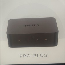 WiiM Pro Plus Hi-Res Audio Wi-Fi Music Streamer Black RCA Optical Outputs