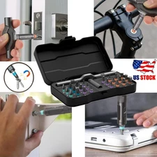 Home Repairs 24 In 1 Multi Bit Magnetic Screwdriver Set Multifunctional Toolbox 