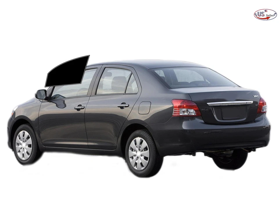 Kit de película de tinte de ventana precortada de 2 capas para Toyota Yaris 2007-2011 sedán Foto 2 de 4