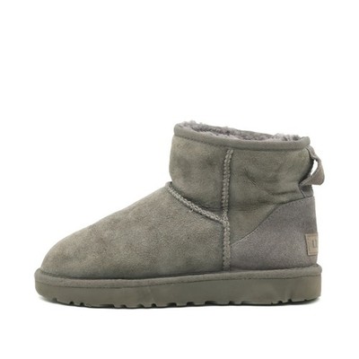 UGG Australia Damen Classic Mini Stiefeletten Grau Knöchelhoch Boots EU 37