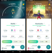 Shiny Klefki, Hawlucha, Honedge Mini PTC 500k stardust